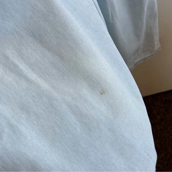 Vintage FADS Cotton Light Blue Denim Button-Down Dress • Sz 4 - Picture 7 of 7